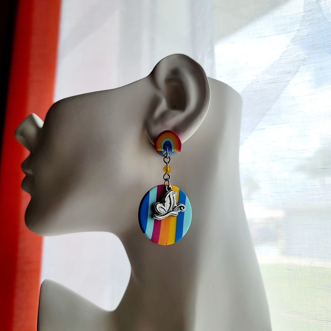 Rainbows Above Earrings