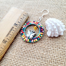 Load image into Gallery viewer, Rainbow Rings a Flutter Earrings (Large &amp; Small)
